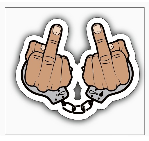 انگشت  - استیکرشاپ