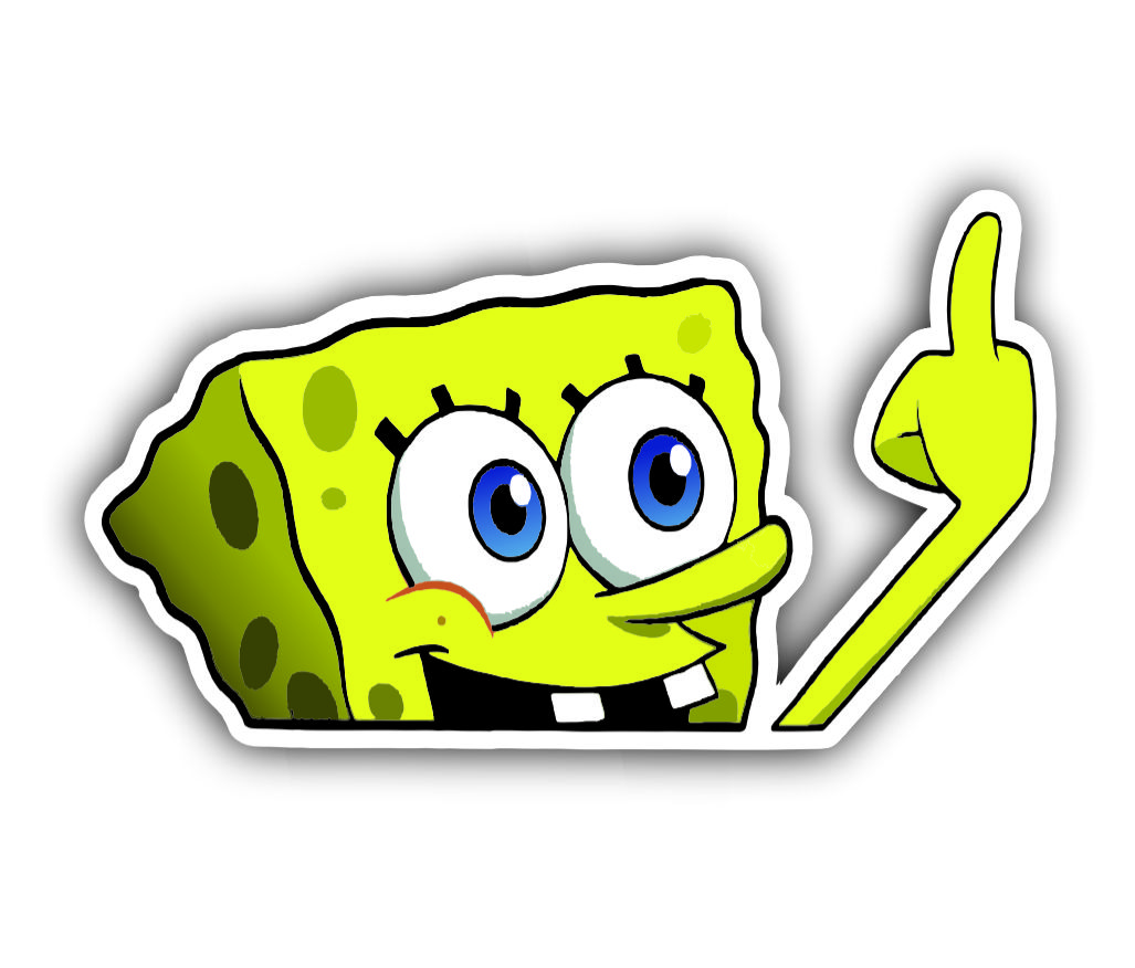 باب  اسفنجی - استیکرشاپ