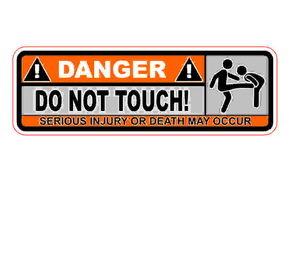 خطر - استیکرشاپ