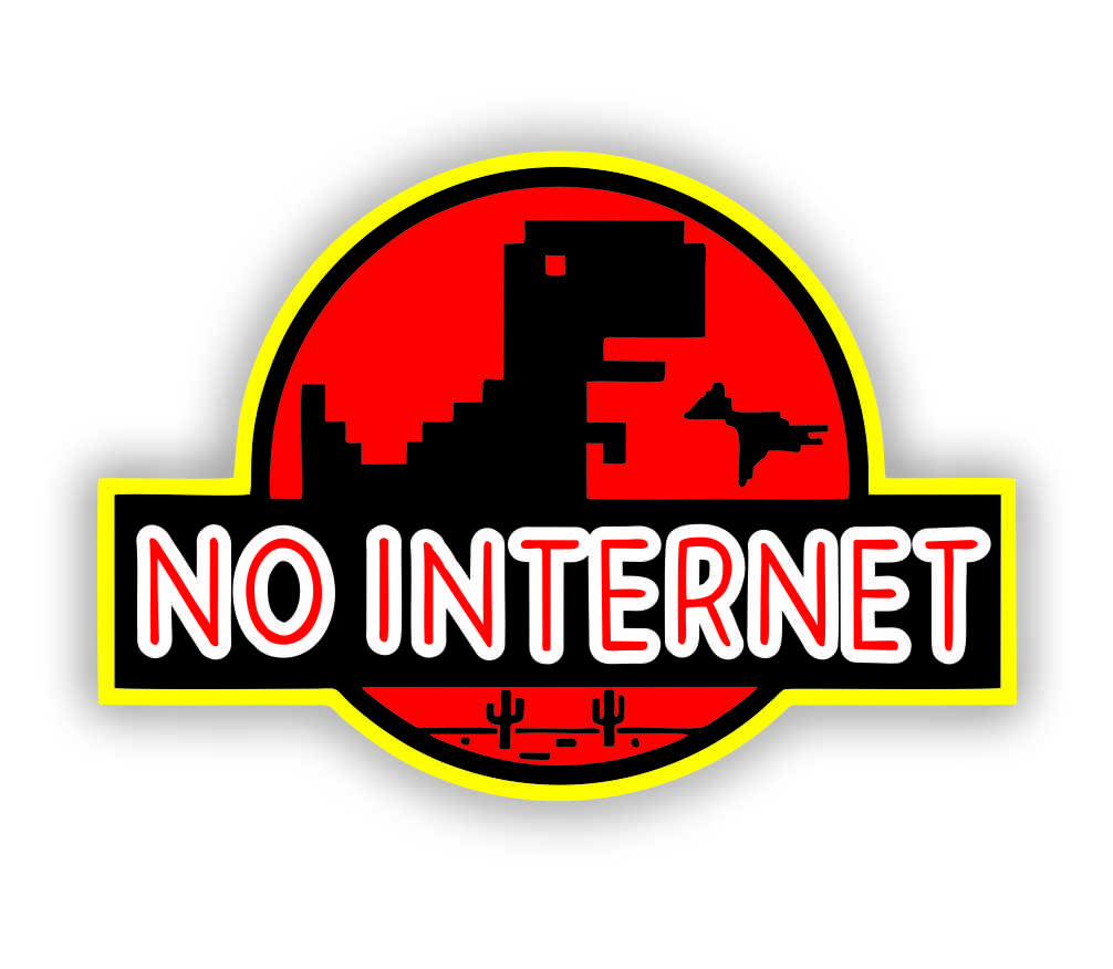 NO INTERNET - استیکرشاپ