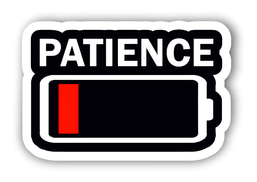patience - استیکرشاپ