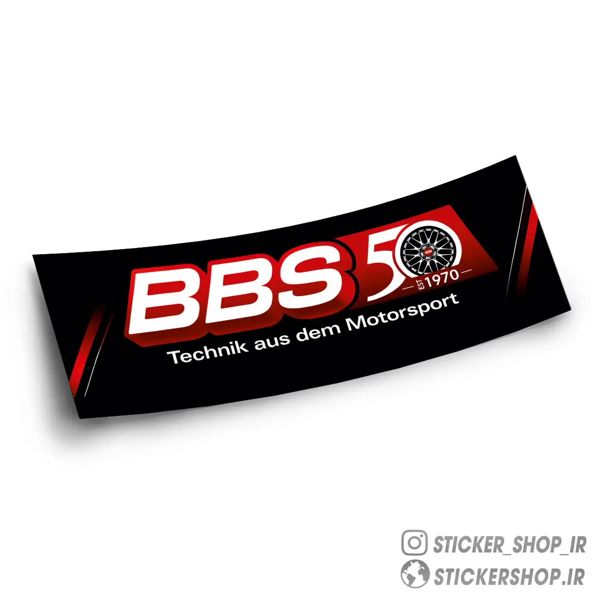 اسلپ استیکر طرح BBS - استیکرشاپ