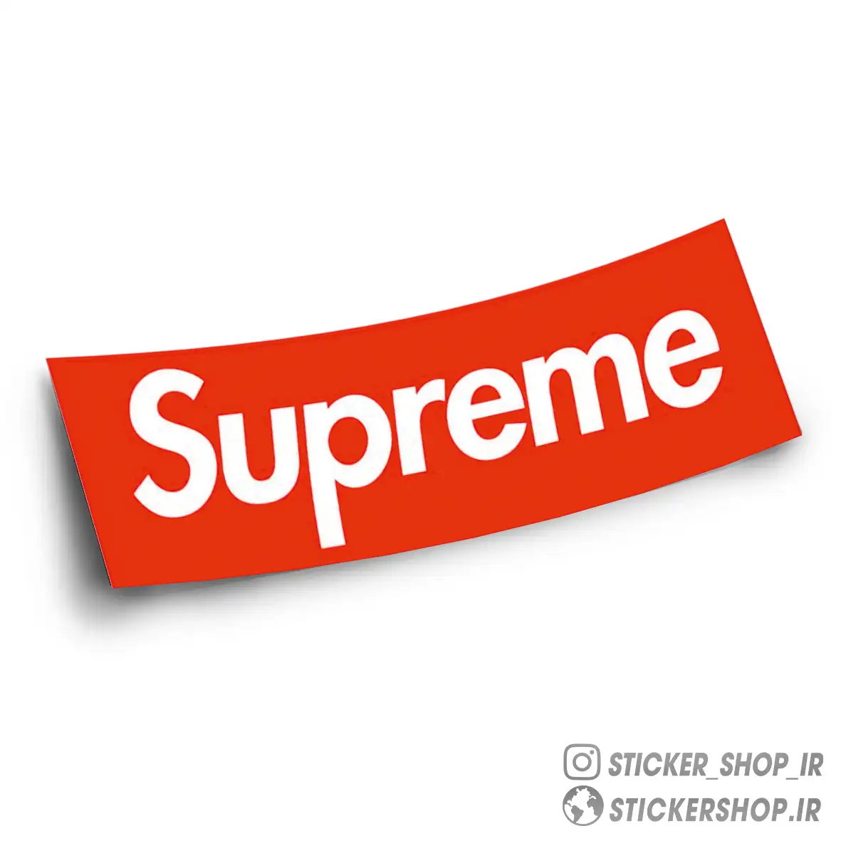 اسلپ استیکر طرح SUPREME - استیکرشاپ