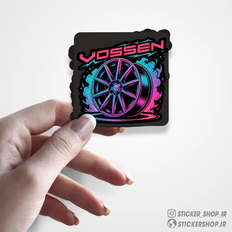 استیکر طرح 015VOSSEN  - استیکرشاپ