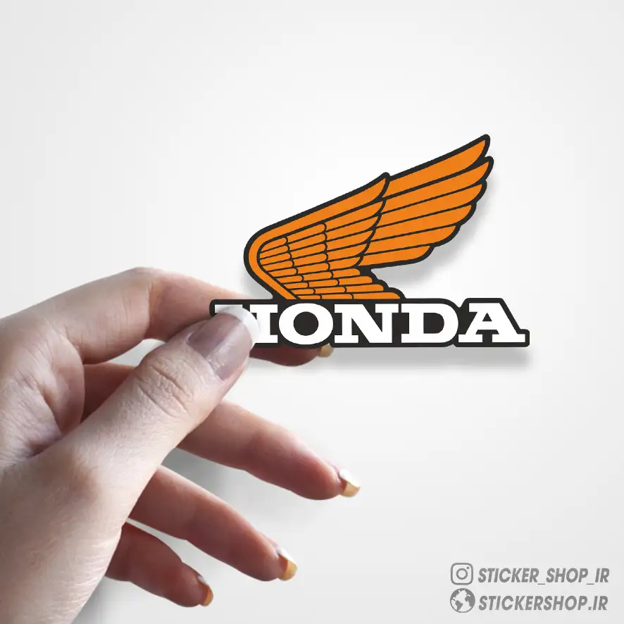 استیکر طرح 084HONDA - استیکرشاپ