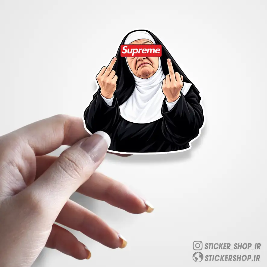 استیکر طرح087supreme - استیکرشاپ
