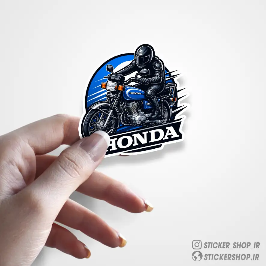 استیکر طرح0104HONDA - استیکرشاپ
