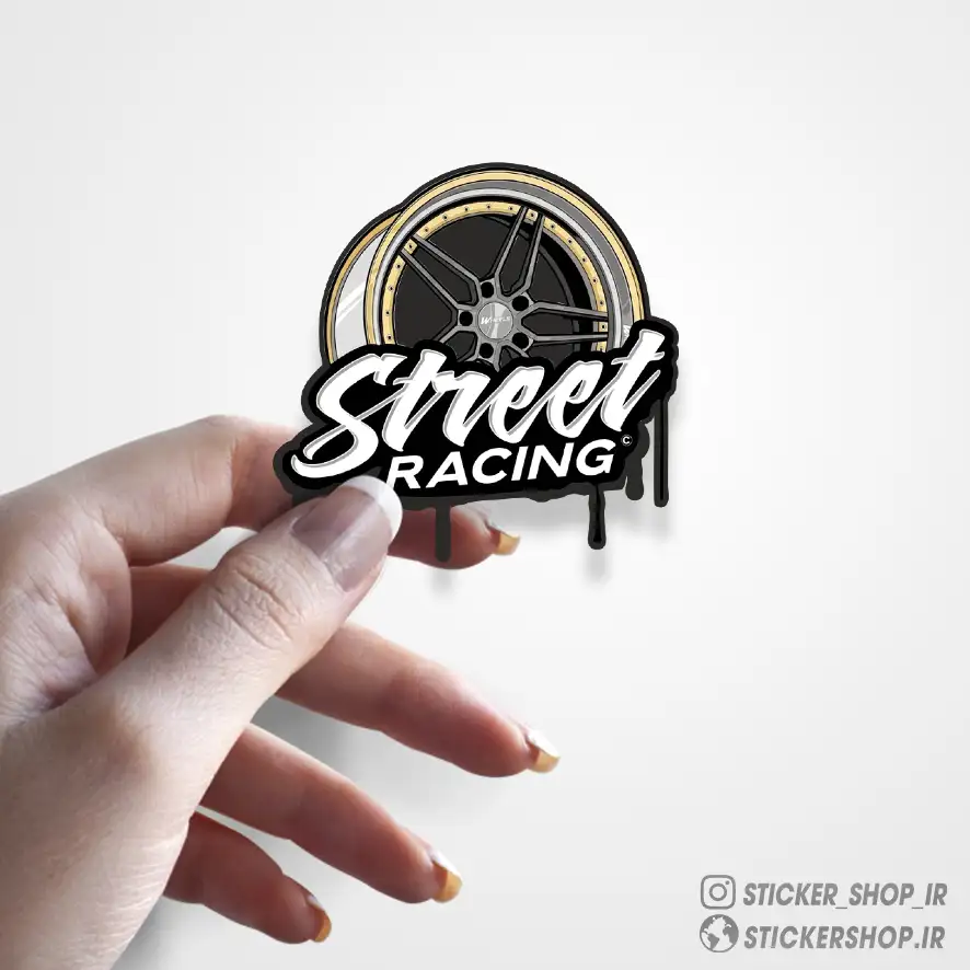 استیکر طرح0146Street - استیکرشاپ