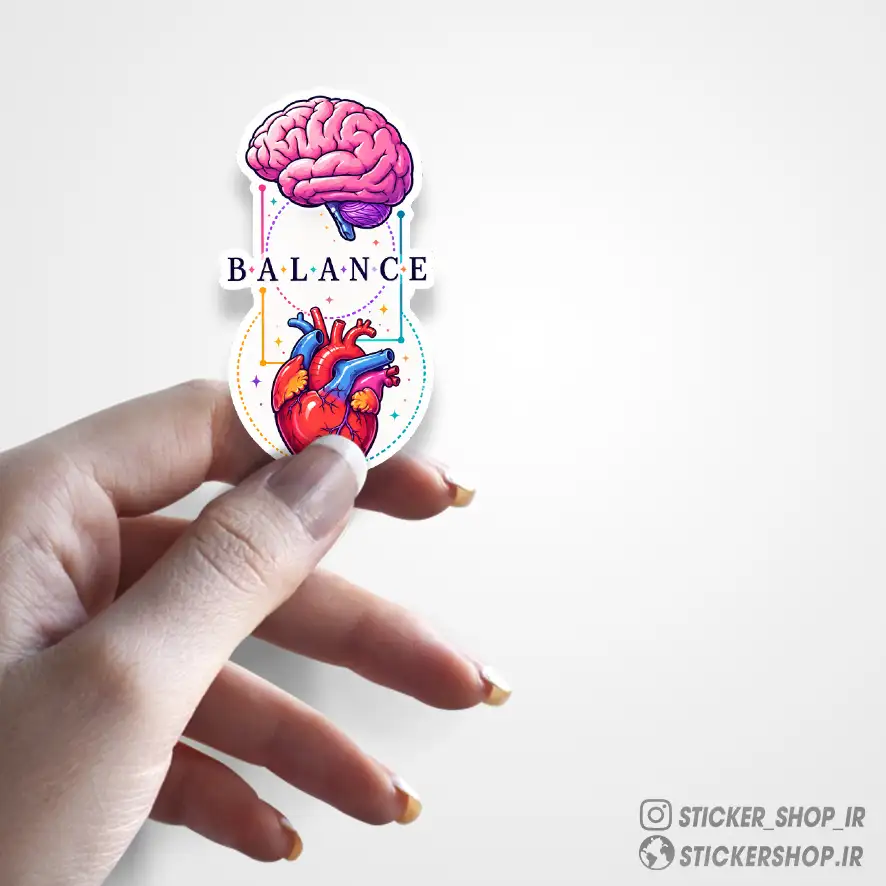 استیکر طرح0152Balance - استیکرشاپ