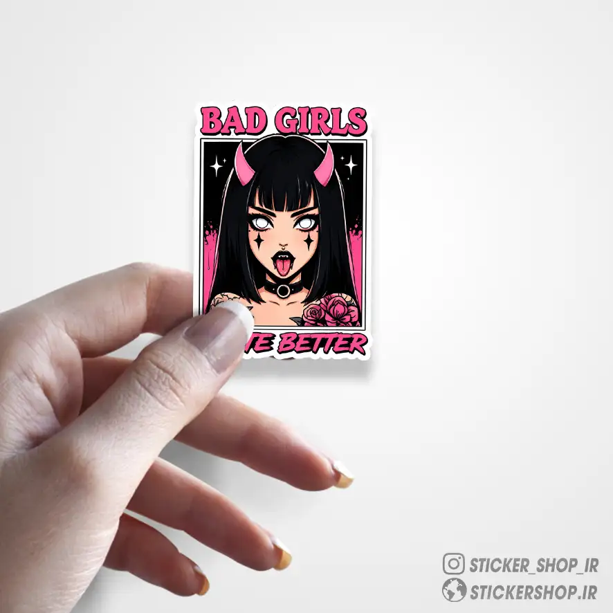 استیکر طرح0301bad girls - استیکرشاپ