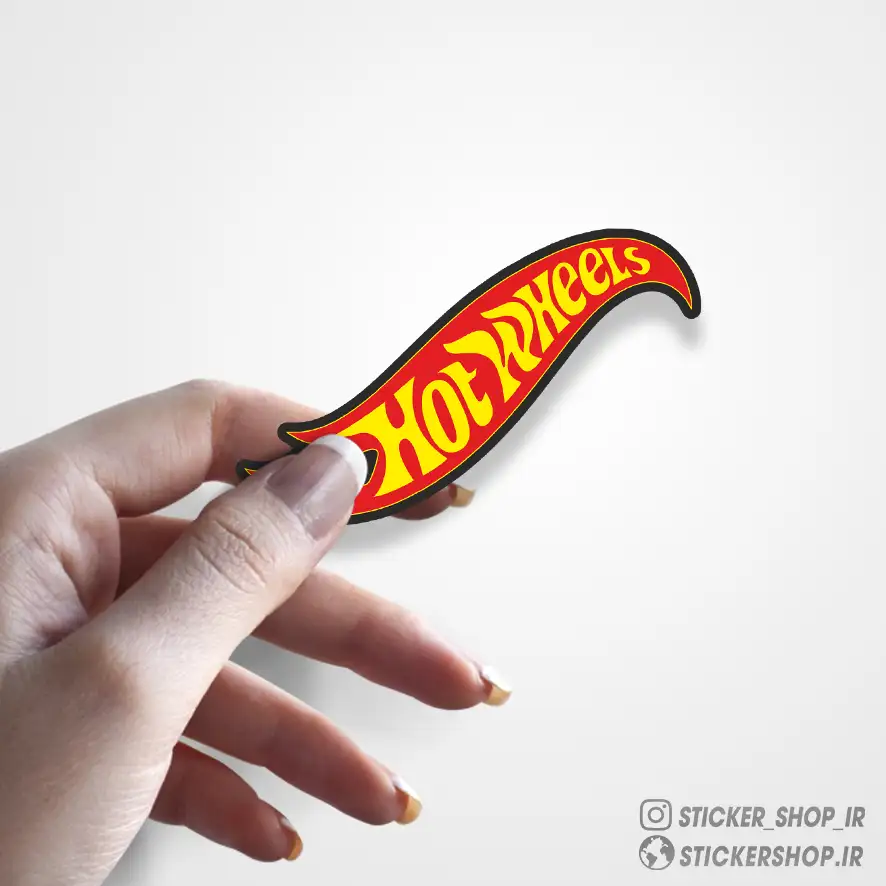 استیکر طرح0317Hot Wheels - استیکرشاپ
