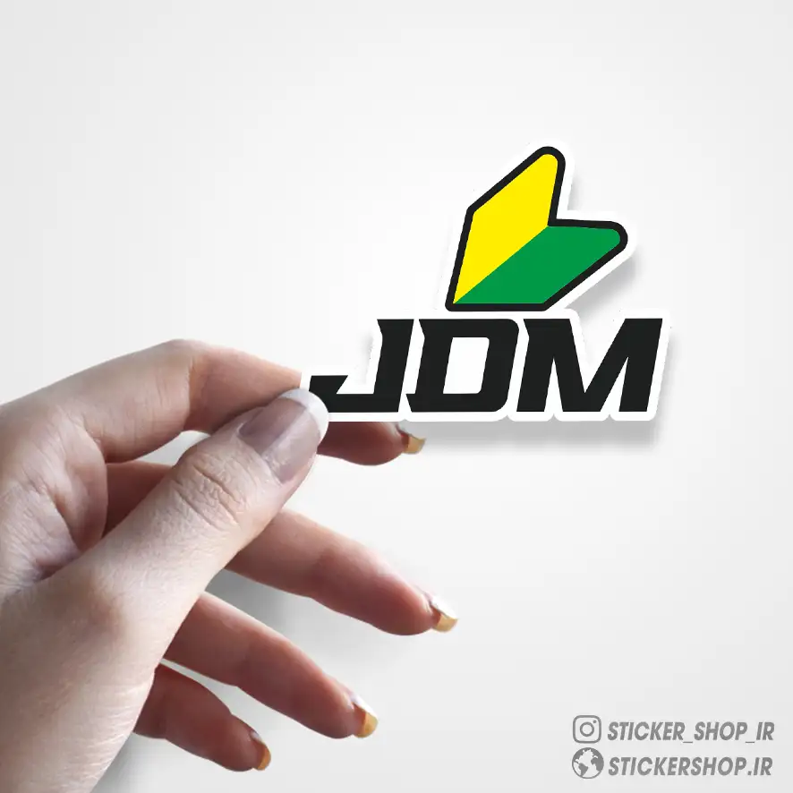 استیکر طرح0321JDM - استیکرشاپ
