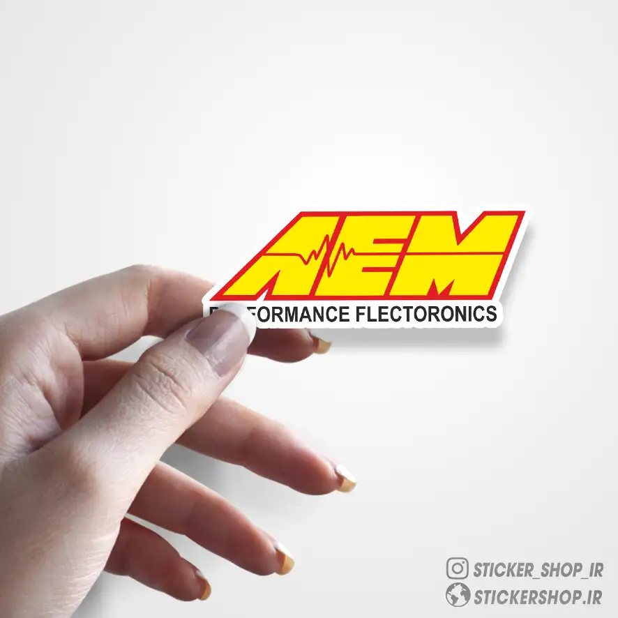 استیکر طرح0370AEM - استیکرشاپ