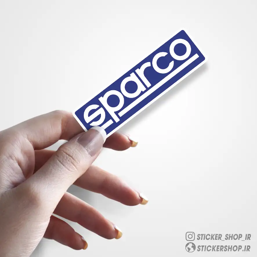 استیکر طرح0373Sparco - استیکرشاپ