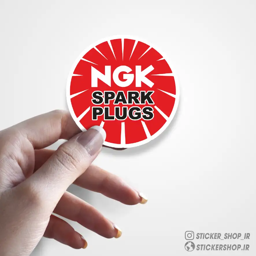 استیکر طرح0378NGK - استیکرشاپ