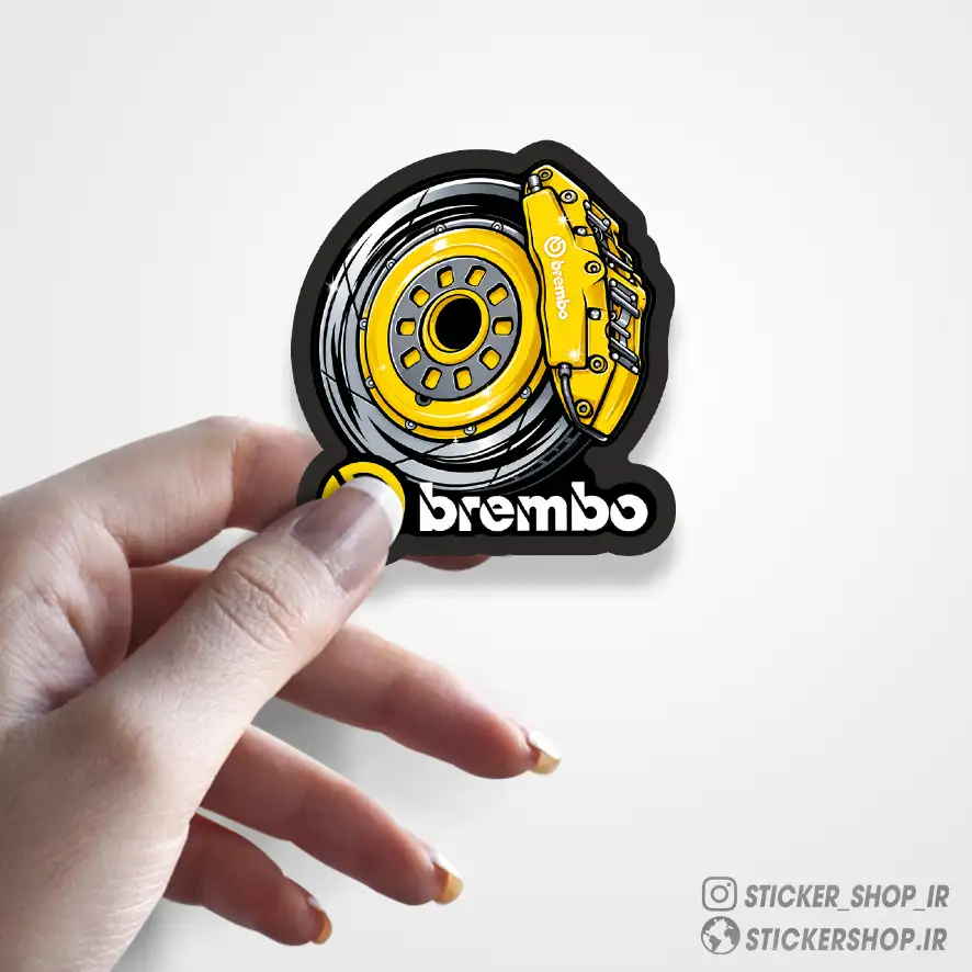 استیکر طرح0424brembo - استیکرشاپ