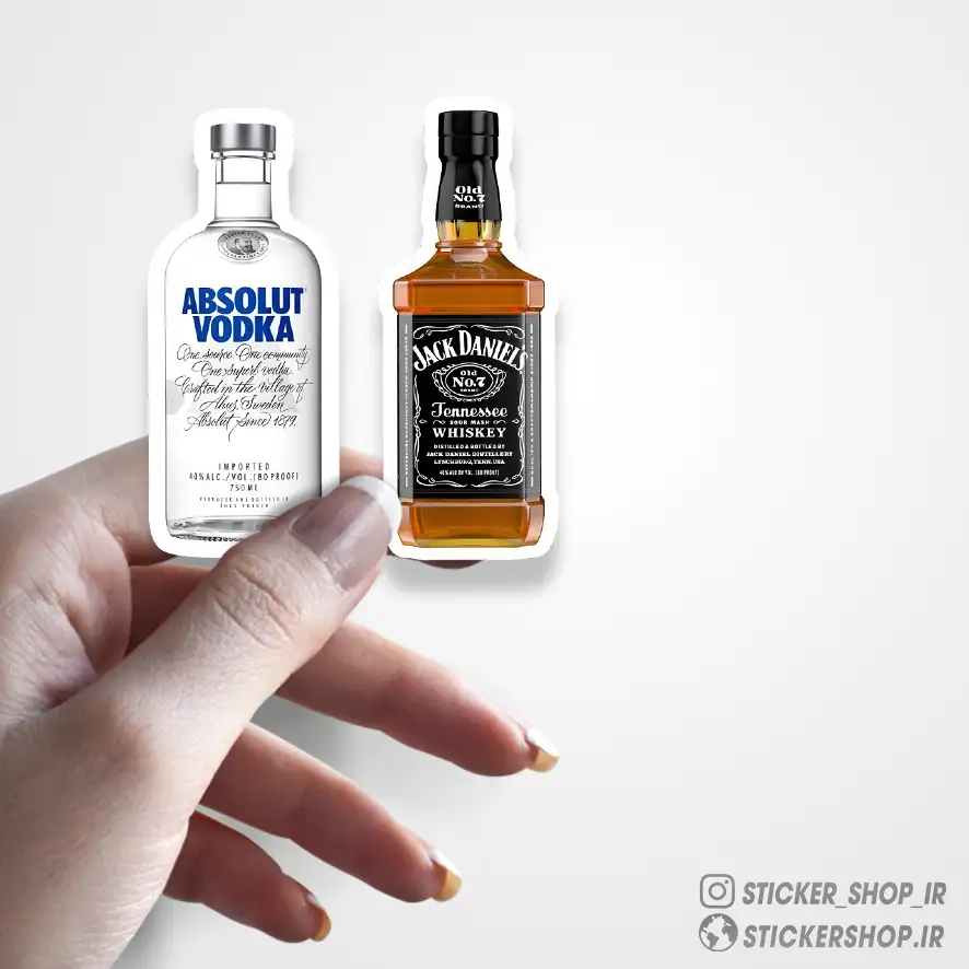 استیکر طرح VODKA0426 - استیکرشاپ