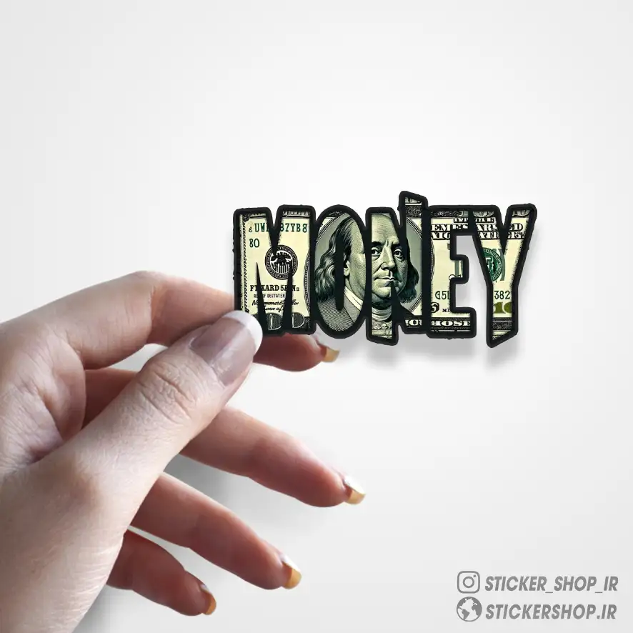 استیکر طرح0440MONEY - استیکرشاپ