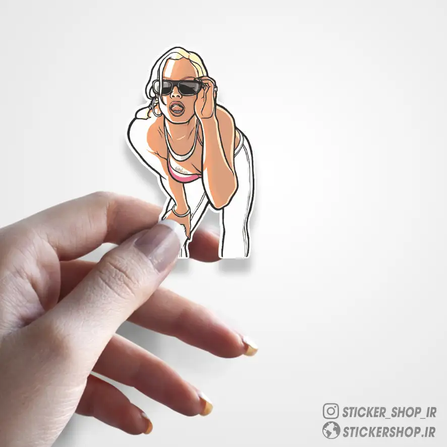 استیکر طرح0443GTA SAN ANDREAS - استیکرشاپ