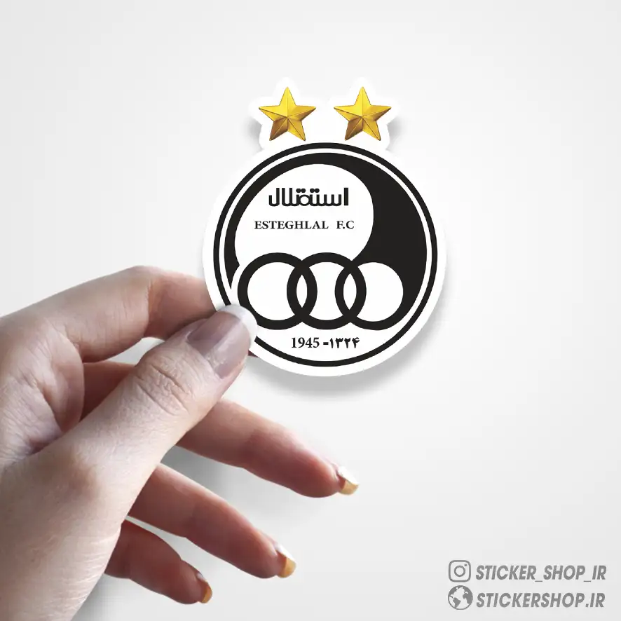 استیکر طرح استقلال0456 - استیکرشاپ