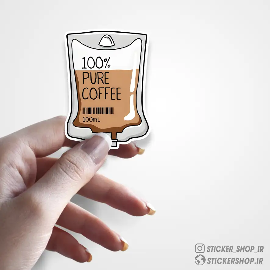 استیکر طرح0548COFFEE - استیکرشاپ