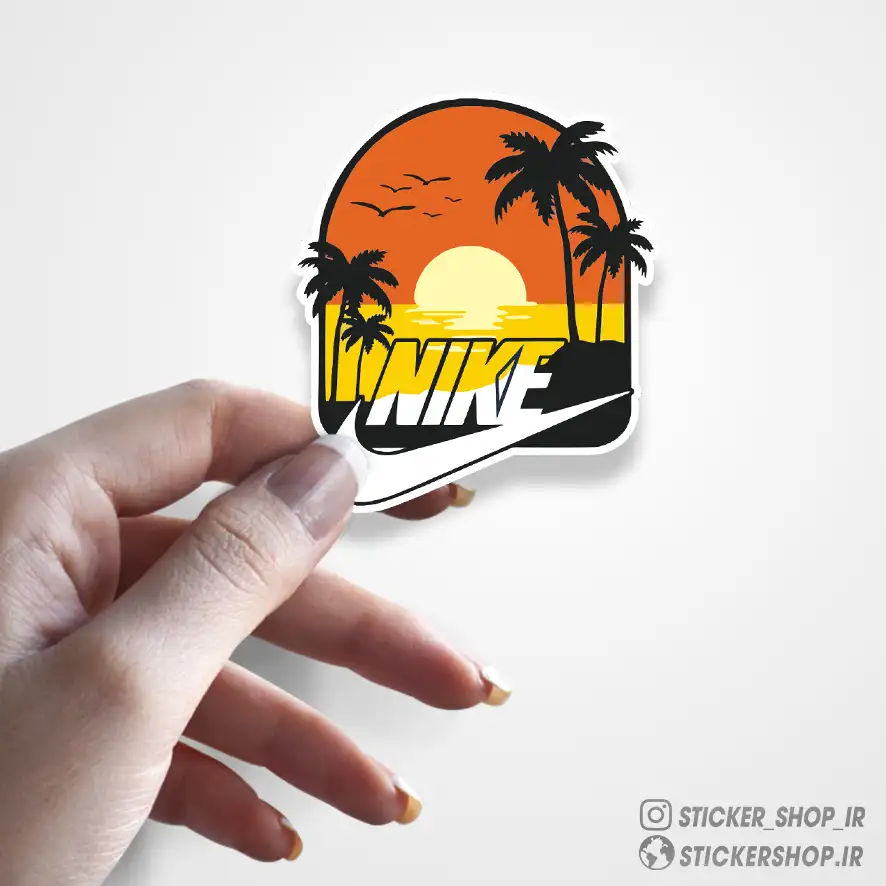 استیکر طرح0650NIKE - استیکرشاپ
