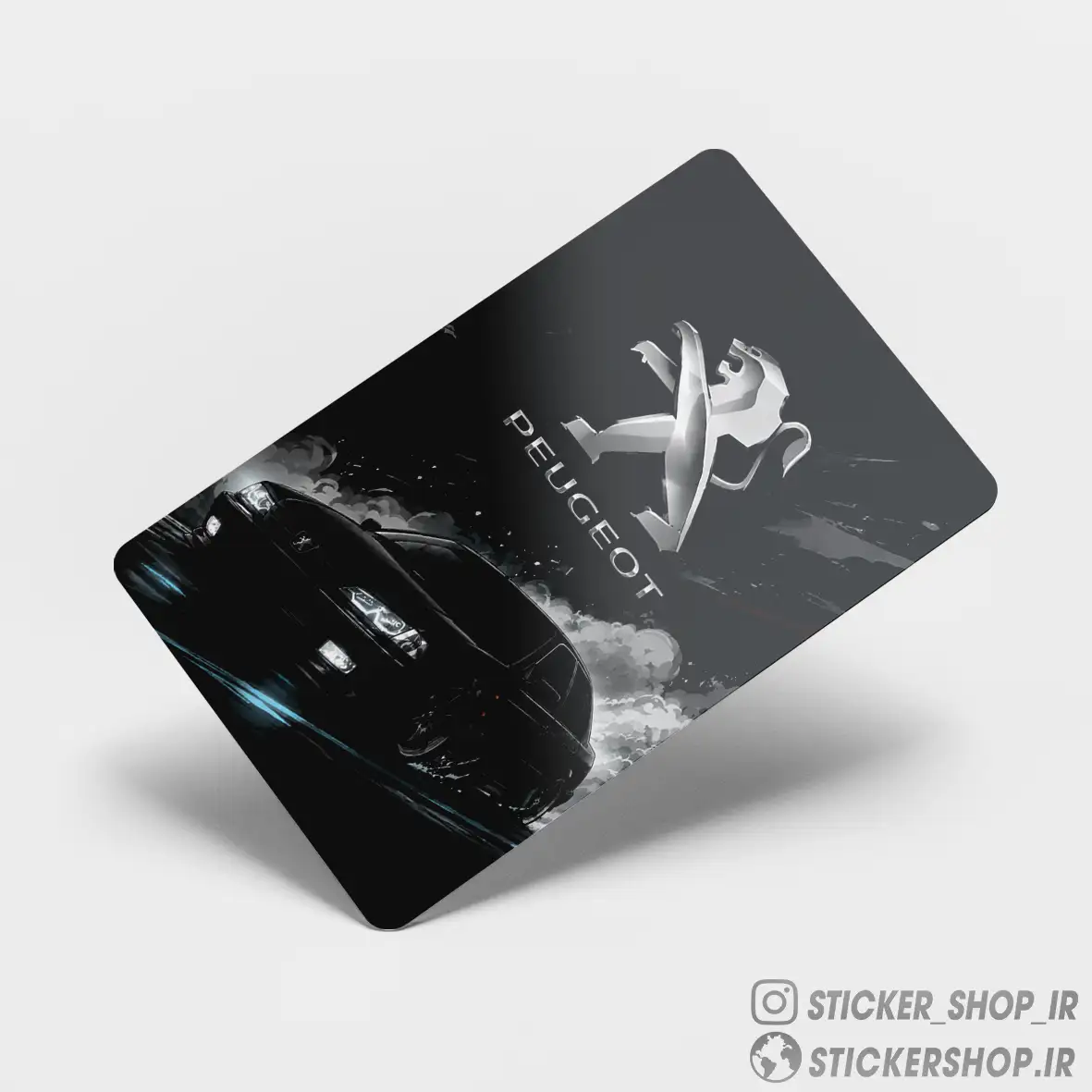 اسکین کارت ماشن پژو 0129 - استیکرشاپ